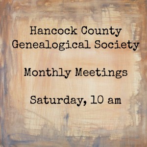 Hancock County Genealogical Society