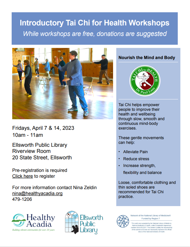 Introductory Tai Chi for Health Workshop
