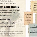 Finding Your Roots: bi-weekly workshops tracing your family tree